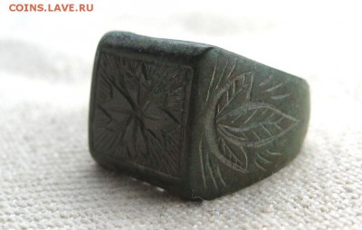 Перстент с узором.(копаный) до 07.02 в 22.00мск.Короткий. - 7.JPG