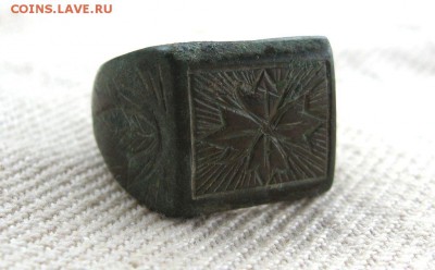 Перстент с узором.(копаный) до 07.02 в 22.00мск.Короткий. - 6.JPG