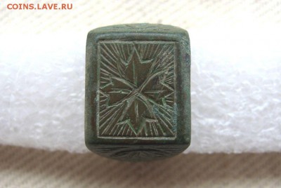 Перстент с узором.(копаный) до 07.02 в 22.00мск.Короткий. - 1.JPG