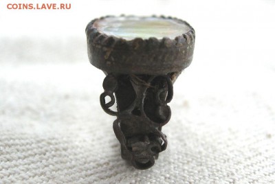 Перстень со вставкой.(копаный) до 07.02 в 22.00мск.Короткий. - 7.JPG