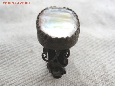 Перстень со вставкой.(копаный) до 07.02 в 22.00мск.Короткий. - 3.JPG