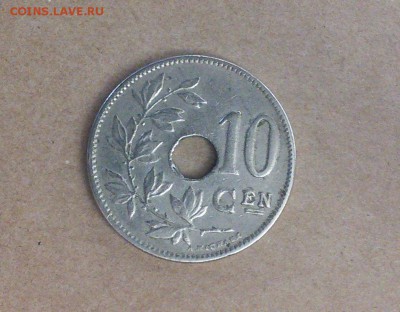 10 сантимов бельгия 1921 - IMG_20170206_115427