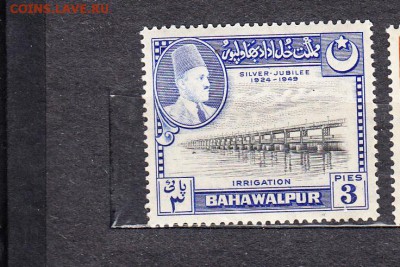Колонии BAHAWALPUR 1949 1м 3р - 556