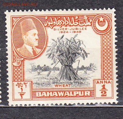 Колонии BAHAWALPUR 1949 1м 1|2а - 557