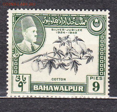 Колонии BAHAWALPUR 1949 1м 9р - 558
