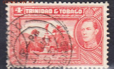 Колонии Тринидад и Тобаго 1938г 1м 4ц - 156