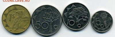 Намибия . подборка из 4 монет до 14 02 17 22-00 мск - хх255