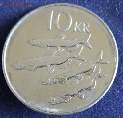 С 1 руб. ИСЛАНДИЯ 10 крон 2008г. РЫБКИ до 14.02 в 22-00 - IMG_4763.JPG