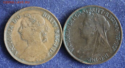 С 1 руб. БРИТАНИЯ фартинги 1886г. и 1899г. ВИКА до 14.02 - IMG_4755.JPG