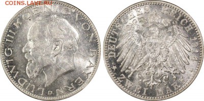 Бавария 2 марки 1914 - 2mBavaria1914