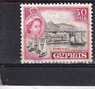Колонии Кипр 1955 1м 30м - 320