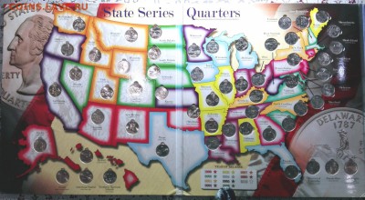 Квотеры США в альбоме – с 1999 по 2009 год. Ретро лот. - 3