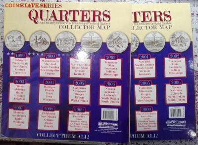 Квотеры США в альбоме – с 1999 по 2009 год. Ретро лот. - 2