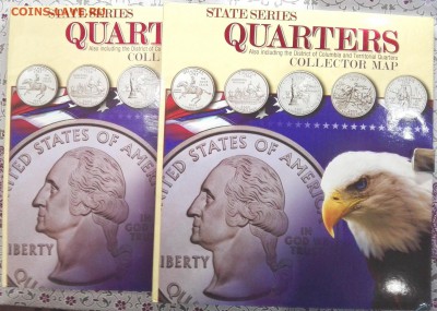 Квотеры США в альбоме – с 1999 по 2009 год. Ретро лот. - 1