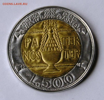 Ватикан 500 Лир 1993 БИМ (11.02) - P1011333.JPG