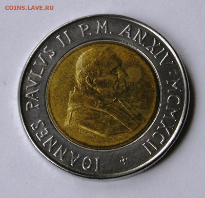 Ватикан 500 Лир 1992 БИМ (11.02) - P1011337.JPG