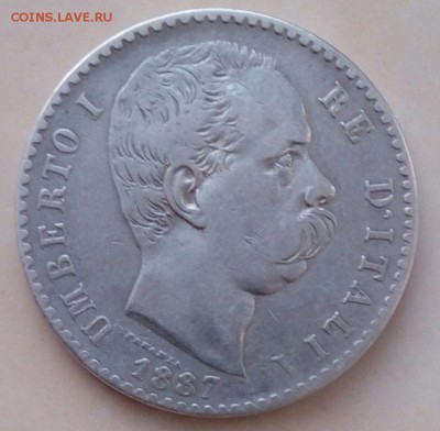 2 лиры 1887 Италия,до 13.02.17 - 5YNdC2u_H4c
