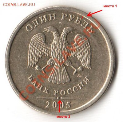 1 руб. 2005 года Предполагаю что шт. Б Правильно определил? - рубль 2005 аверс П