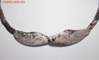 Шейная гривна с рисунками и рунами + браслет с Княжей тамгой - 7