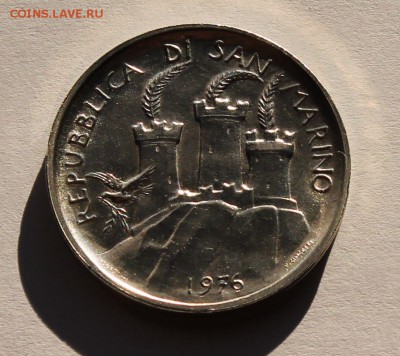 Сан Марино 500 лир 1976. СЕРЕБРО. РАСПРОДАЖА. - 6
