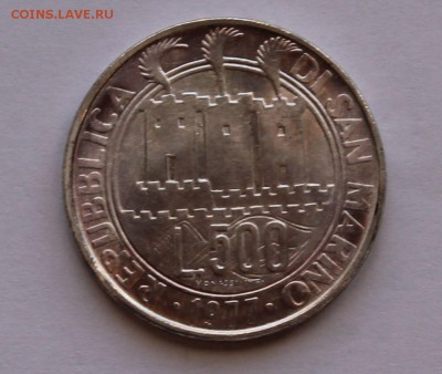 Сан Марино 500 лир 1977. СЕРЕБРО. РАСПРОДАЖА. - 7