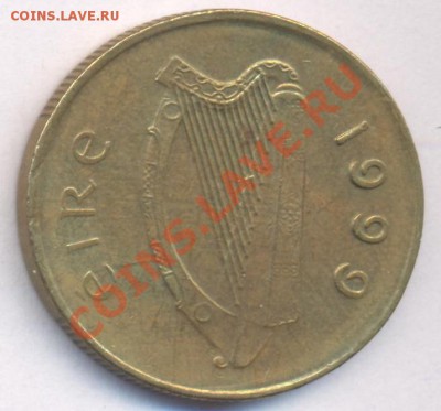 Ирландия 20 пенсов.1999 г. До 27.01.11 г. 20-00 МСК. - Ирландия 20 99