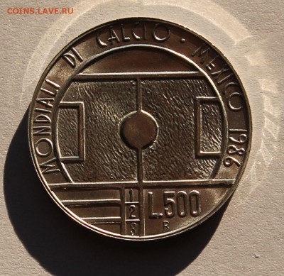 Сан Марино 500 лир 1986. СЕРЕБРО. РАСПРОДАЖА. - 1