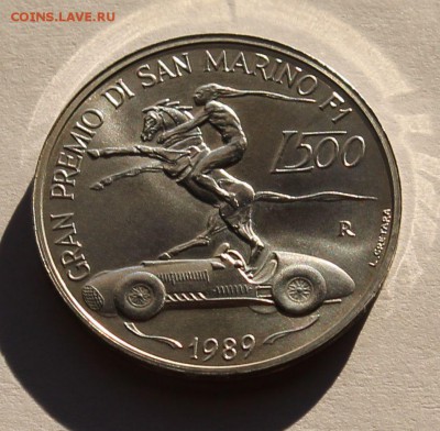 Сан Марино 500 лир 1989. СЕРЕБРО. РАСПРОДАЖА. - 2