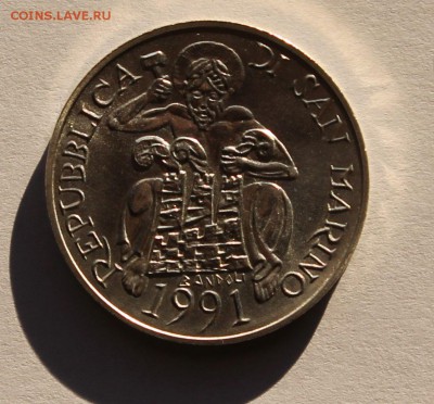 Сан Марино 500 лир 1991. СЕРЕБРО. РАСПРОДАЖА. - 5