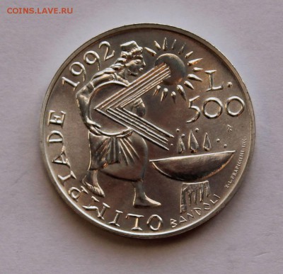 Сан Марино 500 лир 1991. СЕРЕБРО. РАСПРОДАЖА. - 3