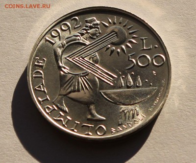 Сан Марино 500 лир 1991. СЕРЕБРО. РАСПРОДАЖА. - 2