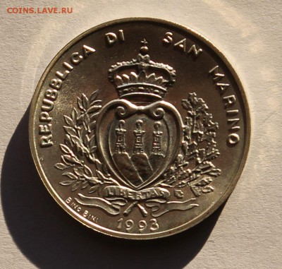 Сан Марино 500 лир 1993. СЕРЕБРО. РАСПРОДАЖА. - 5