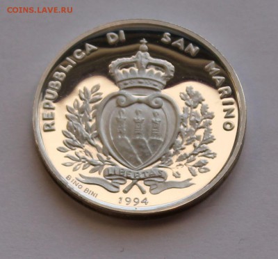 Сан Марино 500 лир 1994. СЕРЕБРО. РАСПРОДАЖА. - 13