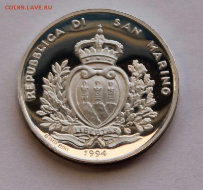 Сан Марино 500 лир 1994. СЕРЕБРО. РАСПРОДАЖА. - 12
