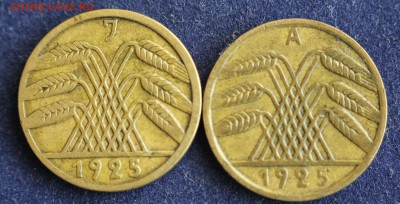 С 1 руб. ГЕРМАНИЯ 5 пфеннигов 1925г."А"и"J" до 17.02 - IMG_4442.JPG