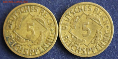 С 1 руб. ГЕРМАНИЯ 5 пфеннигов 1925г."А"и"J" до 17.02 - IMG_4441.JPG