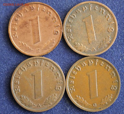 С 1 руб. III-й РЕЙХ 1 пфенниг 1937,38,39,40г.БРОНЗА до 17.2 - IMG_4440.JPG
