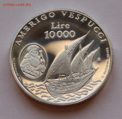 Сан Марино 10 000 лир 1995. СЕРЕБРО. РАСПРОДАЖА. - 4