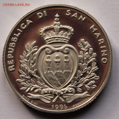 Сан Марино 10 000 лир 1996. СЕРЕБРО. РАСПРОДАЖА. - 20