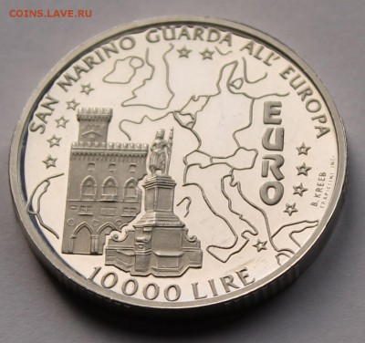 Сан Марино 10 000 лир 1996. СЕРЕБРО. РАСПРОДАЖА. - 14