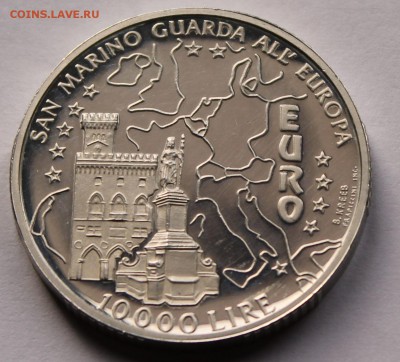 Сан Марино 10 000 лир 1996. СЕРЕБРО. РАСПРОДАЖА. - 13