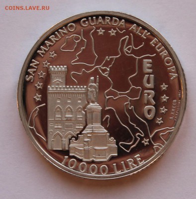 Сан Марино 10 000 лир 1996. СЕРЕБРО. РАСПРОДАЖА. - 3
