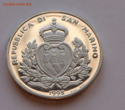 Сан Марино 10 000 лир 1998. Болид. СЕРЕБРО. РАСПРОДАЖА. - 11