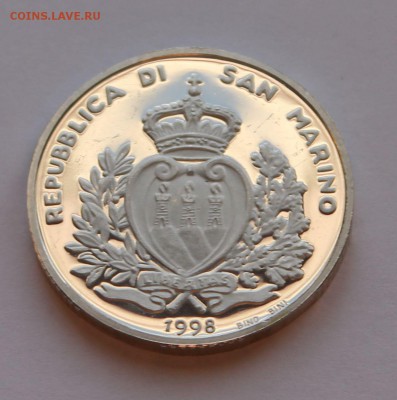 Сан Марино 10 000 лир 1998.  СЕРЕБРО. РАСПРОДАЖА. - 12