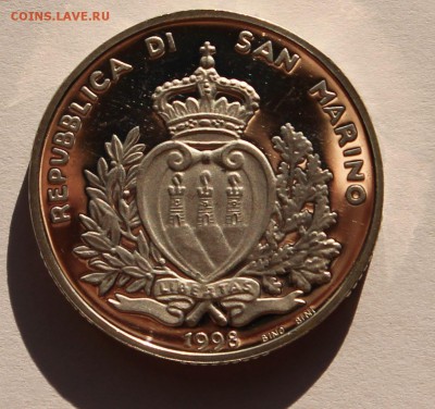 Сан Марино 10 000 лир 1998.  СЕРЕБРО. РАСПРОДАЖА. - 8
