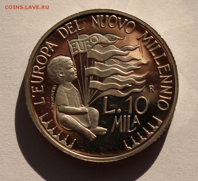 Сан Марино 10 000 лир 1998.  СЕРЕБРО. РАСПРОДАЖА. - 2