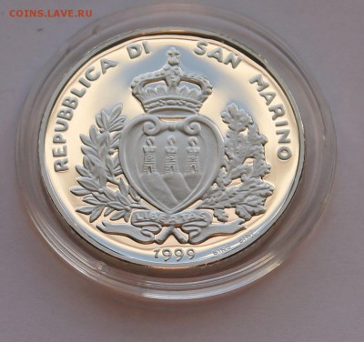 Сан Марино 10 000 лир 1999. Олимпиада. СЕРЕБРО. РАСПРОДАЖА. - 15