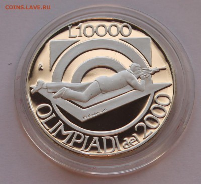 Сан Марино 10 000 лир 1999. Олимпиада. СЕРЕБРО. РАСПРОДАЖА. - 7