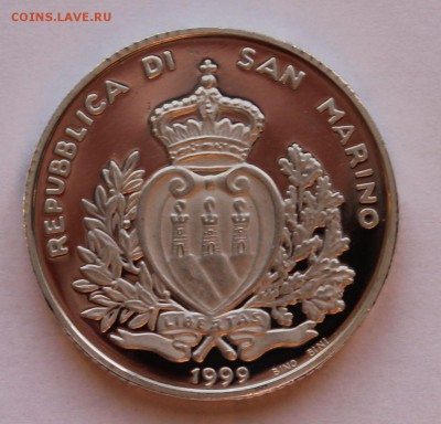 Сан Марино 10 000 лир 1999. Миллениум. СЕРЕБРО. РАСПРОДАЖА. - 10