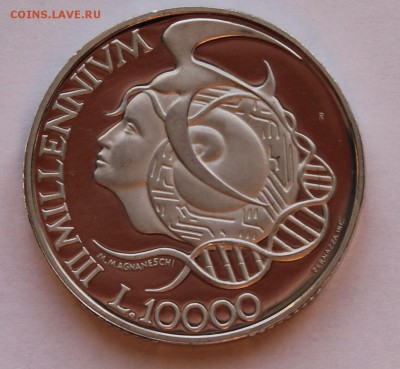 Сан Марино 10 000 лир 1999. Миллениум. СЕРЕБРО. РАСПРОДАЖА. - 5